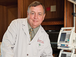 Photo of Dr. Howard Grundy. Link to his story.