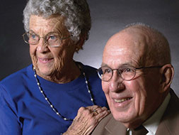 Photo of Jean and George Hartung. Link to their story.